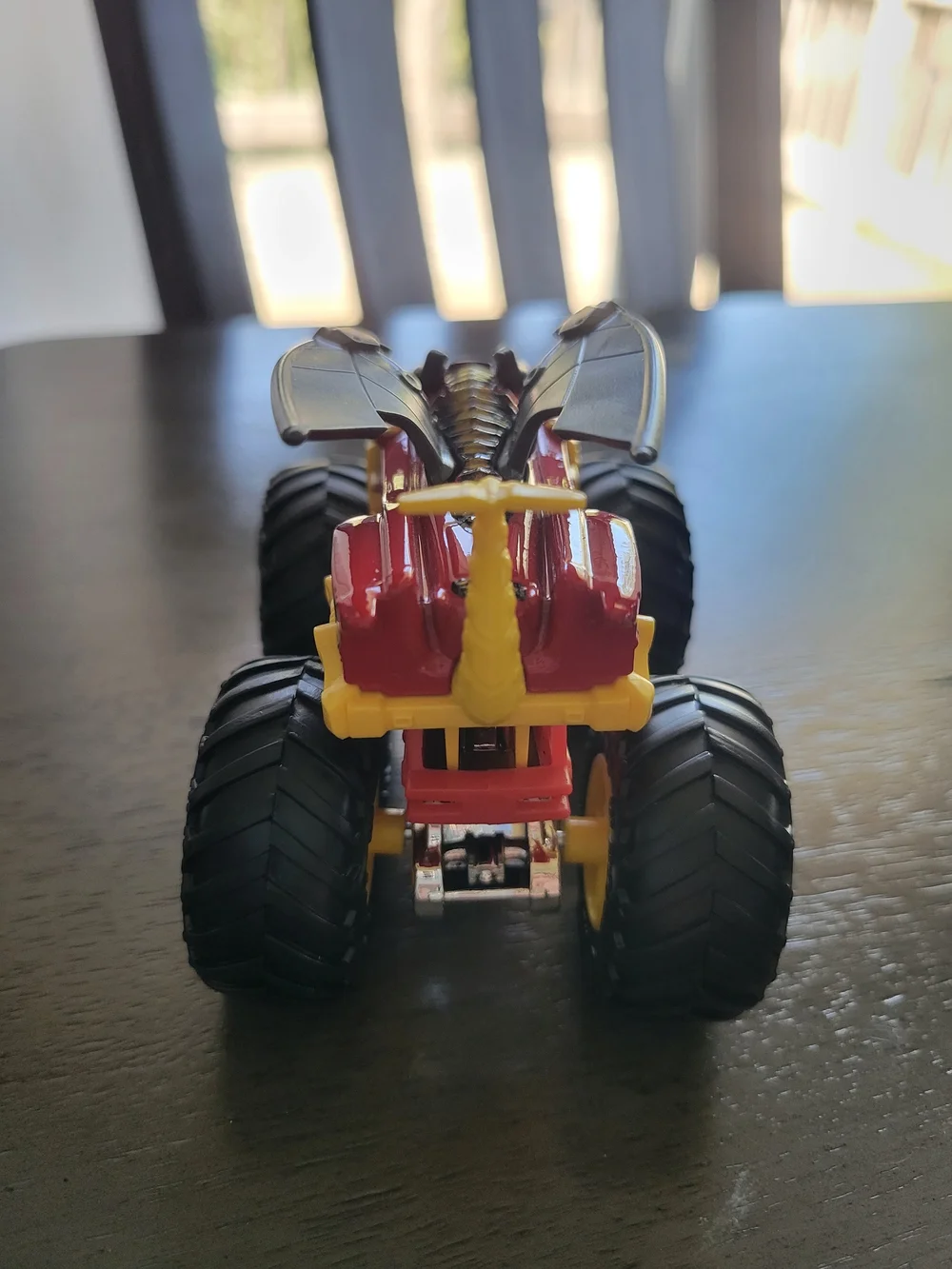 Red and Yellow Monster Truck Kids Toy with Wings